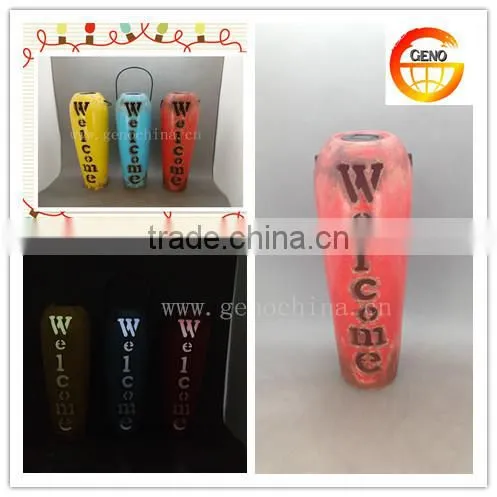 Ceramic Antique Outdoor Solar Lanterns photo-3
