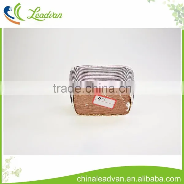 Unique Home Decorate Indoor Herb Square Wholesale Wooden Flower Bucket photo-5