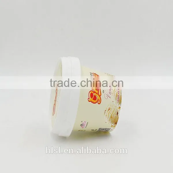 In Mould Labelling Disposable Ice Cream Containers,white Ice Cream Container With Spoon,plastic Ice Cream Containers photo-5