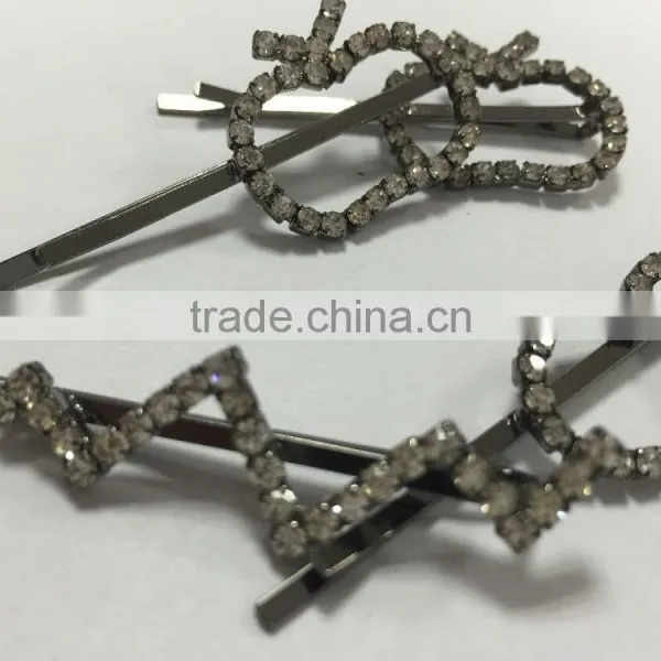 Hot Sale Fashion Cute Rhinestone Hair Clips Hair Accessories For Women photo-5
