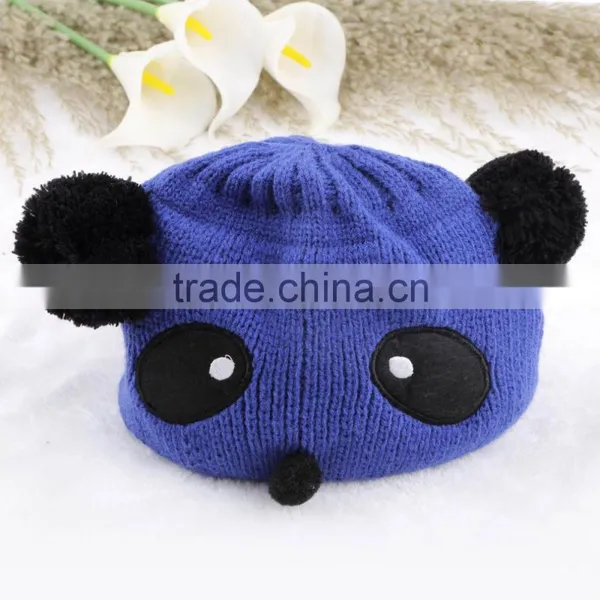 Lovely Animal Panda Baby Hats And Caps Kids Boy Girl Crochet Beanie Hats photo-6