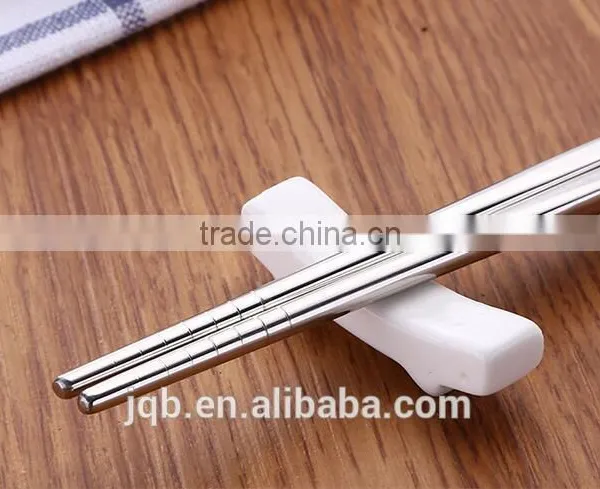 Wholesale Chineses Stainless Steel Chopsticks With Rests photo-5