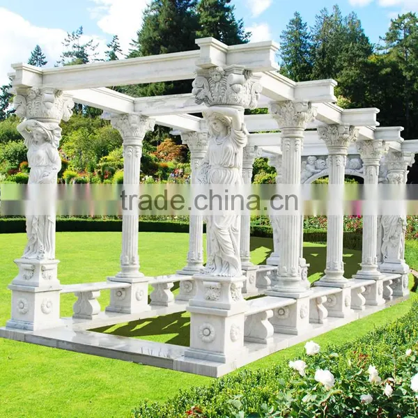 Beautiful Simple Stone Gazebo With High Quality GAB-008 photo-4