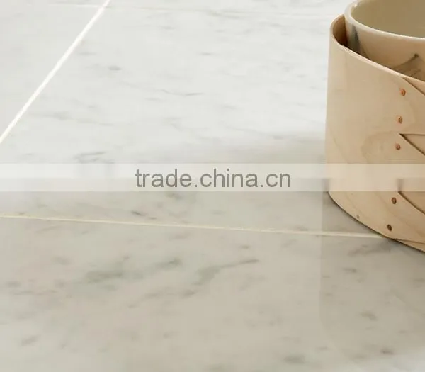 Manufacturing Hotel Corridor Wall Natural Stone Guangxi White White Marble Tiles photo-2