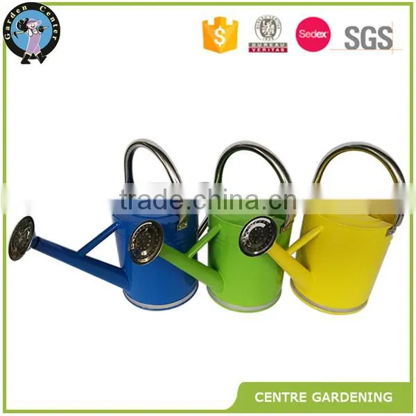 Iron Metal Watering Can Wholesale With Stainless Steel Handle