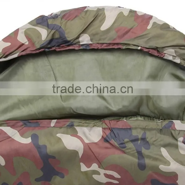 Durable Light Weight Cotton Lining Mummy 210T Nylon Sleeping Bag photo-5
