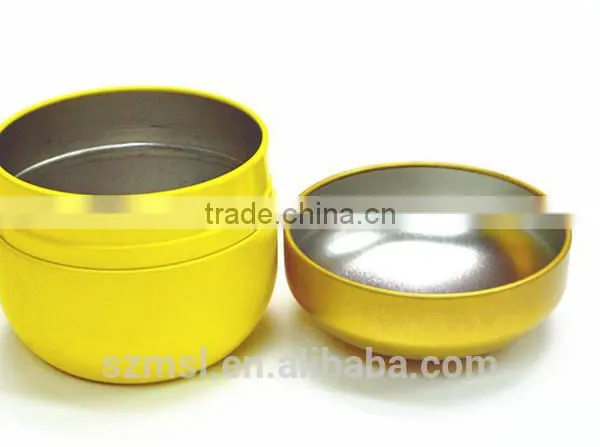 Vintage Round Candle Tin Holder photo-2
