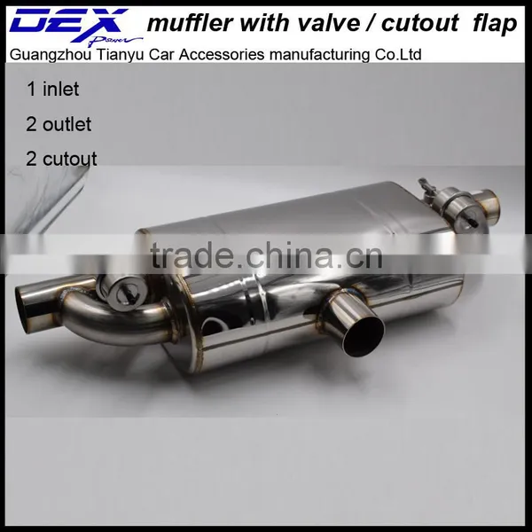Racing Performance Muffler With Exhaust Valve in Exhaust System photo-2