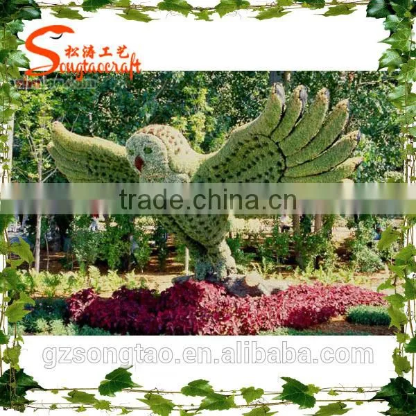 Customized Artificial Landscape Grass Topiary Animal Outdoor Decoration Artificial Grass Topiary Model photo-2