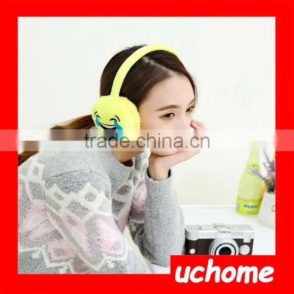 UCHOME Hot Selling Plush Emoji Earmuff For Girls photo-2