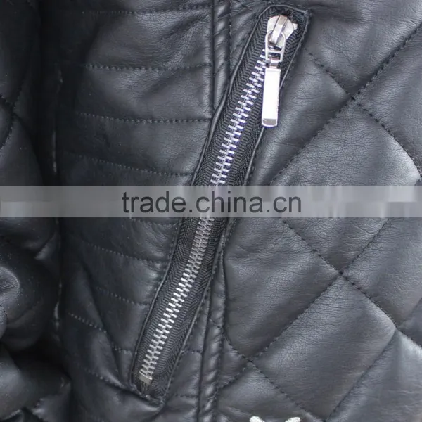 HOT Men Black Fashion XXX Leather Jacket photo-4