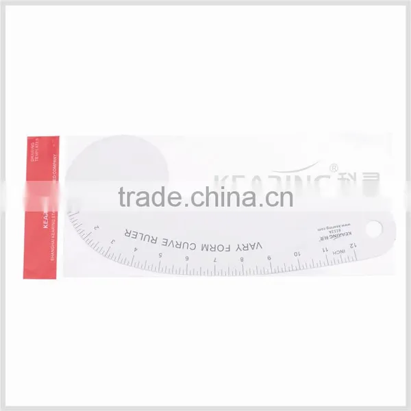 Metal Form Curve 12'' Imperial Kearing Aluminum Garment Ruler / Vary Form Curve Rule # 6112A photo-4