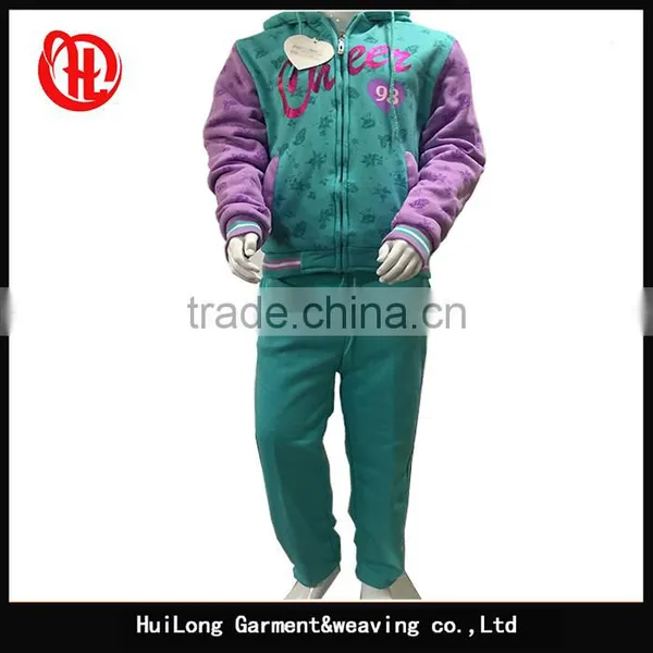 Girl's Sports Suits Kids Sportswears Children Fleece Clothing Sets Girls' Tracksiut photo-3
