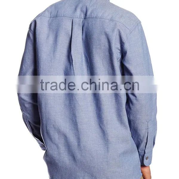 2017 Hot Sell New Design Men's Twill Long Sleeve Shirts Wholesale photo-6
