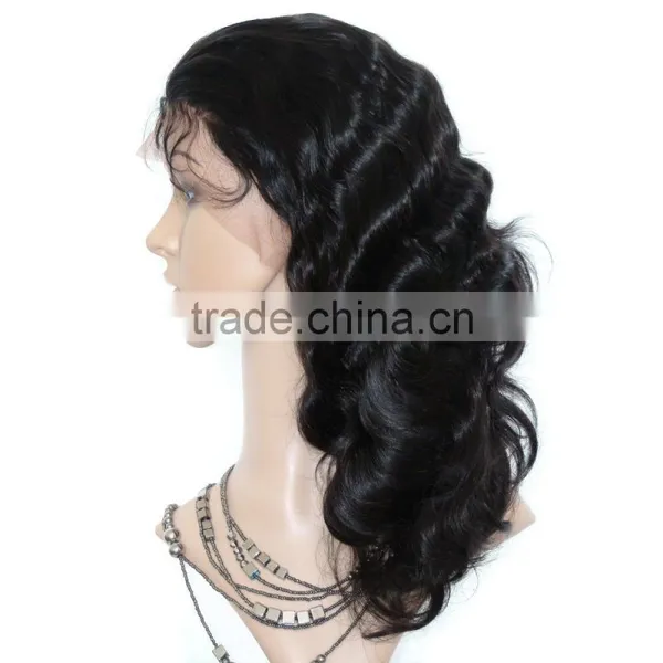 High Quality Natural Indian Human Hair Wigs For Black Men photo-5