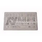 Outdoor Industrial Metal Keyboard With Dome Switch , FCC / RoHS Approved