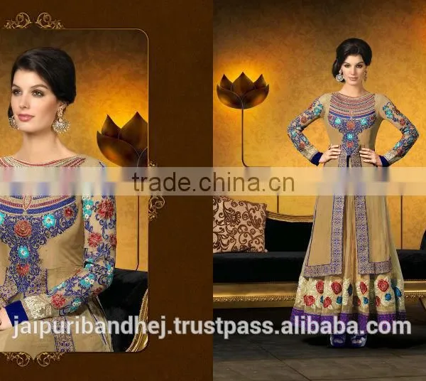 Ladies Neck Designs Salwar Kameez Bollywood Dress Anarkali Suit Pakistani Salwar Kameez Suit photo-2