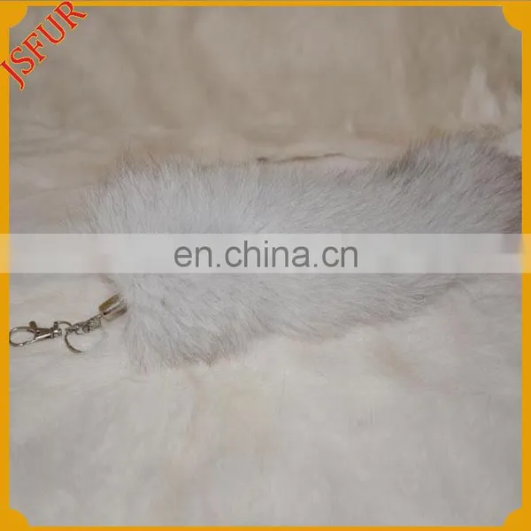 Genuine Fox Fur Tail Accessory For Bag Custom Keychain photo-2