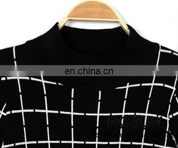 Whloesale Custom Leisure Sweater With Plaid Pattern Wholesale Women Crop Top Sweat Suit photo-4