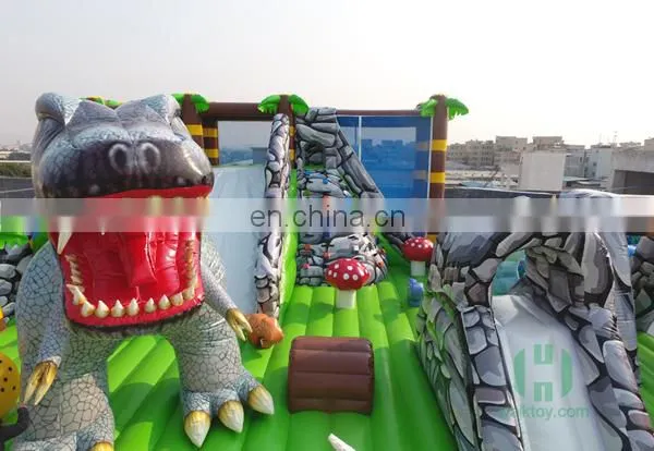 HI 0.55mm PVC Kids and Adults Inflatable Dinosaur Amusement Park Games for Sale From China Factory photo-2