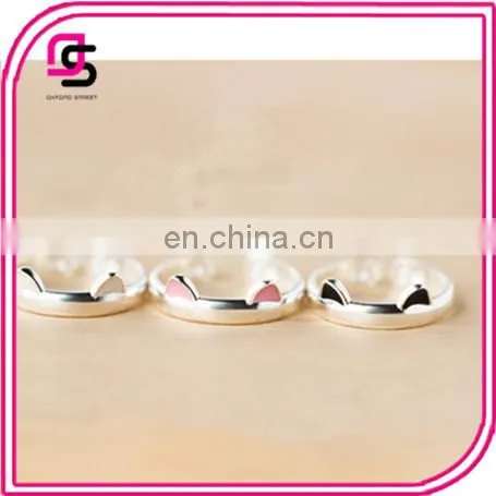 2017 New Style Sterling Silver Opening Adorable Cat Ear Ring Agent