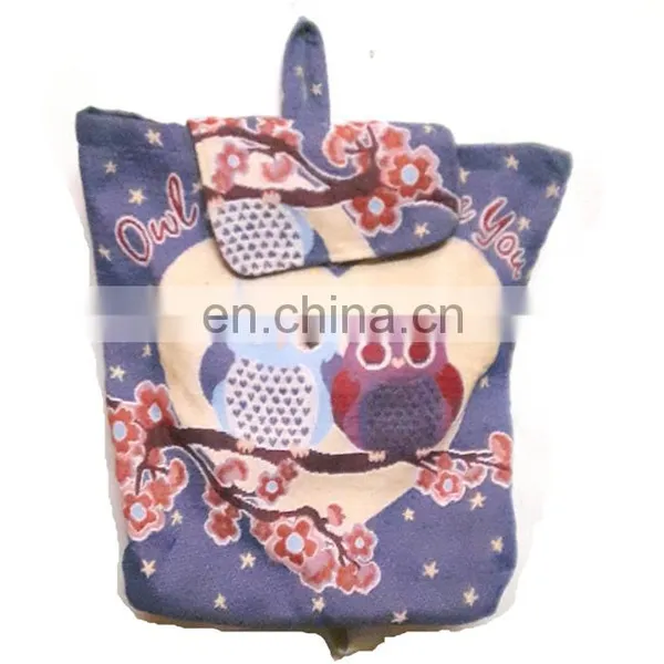 Cotton Canvas Fabric Backpack and Tote Bag photo-6