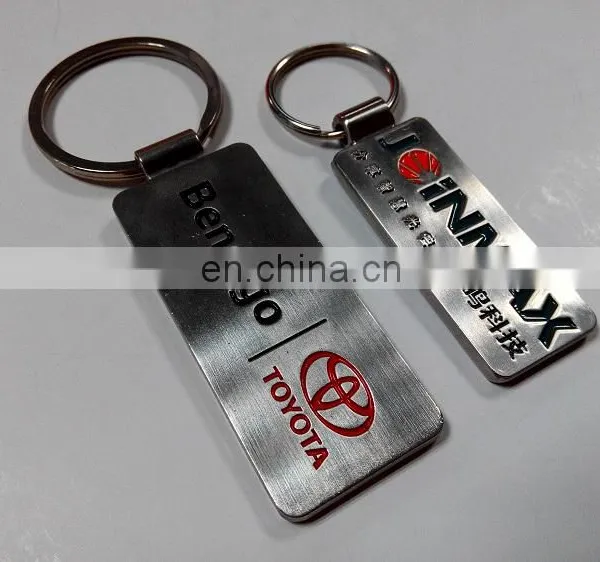 Custom Double Side Mental Key Chain Zinc Alloy Car Key Chain photo-2