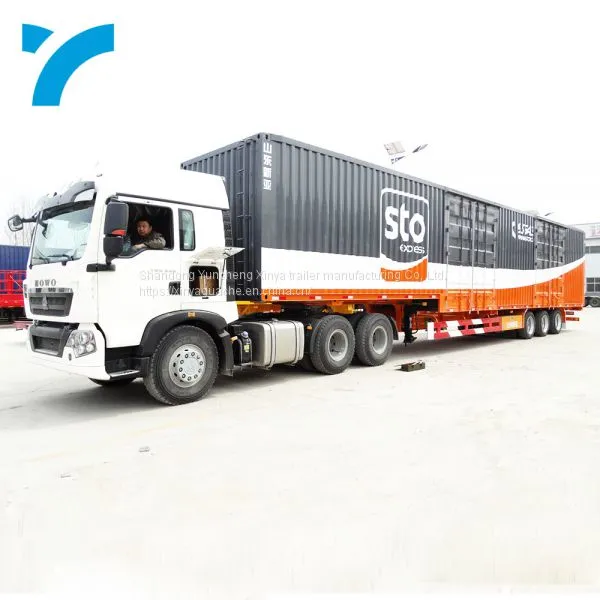 Box Transport Semi Trailer Box Cargo Van Trailer photo-5