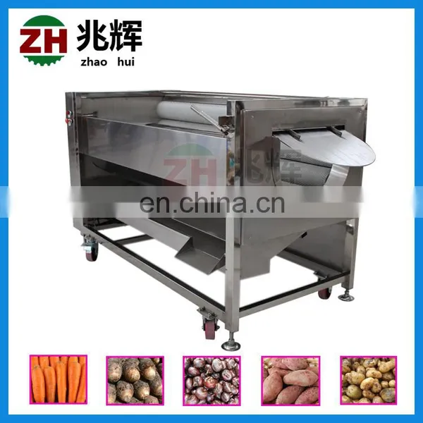 Multifunctional Yam Vegetable Peeling Machine Carrot Washer Potato Skin Peeler photo-3