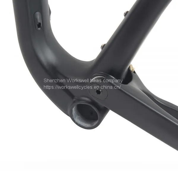 Full Suspension Frame Carbon Fiber 650B Bicycle Parts Mountain Frameset 27.5 photo-2