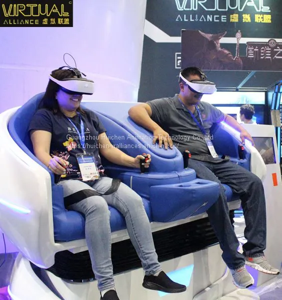 Earn Money VR Simulator 9d Virtual Reality Egg Chair VR Cinema For Sale