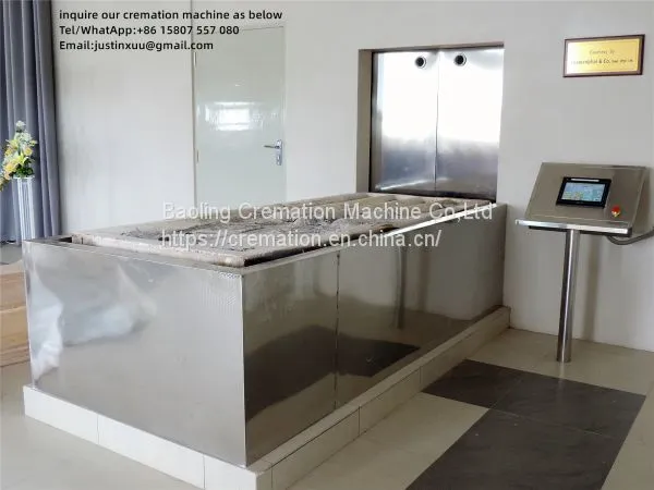 Cremation Oven for Sale Containerized no Smoke no Smell Contigency Solution Crematory Equipment