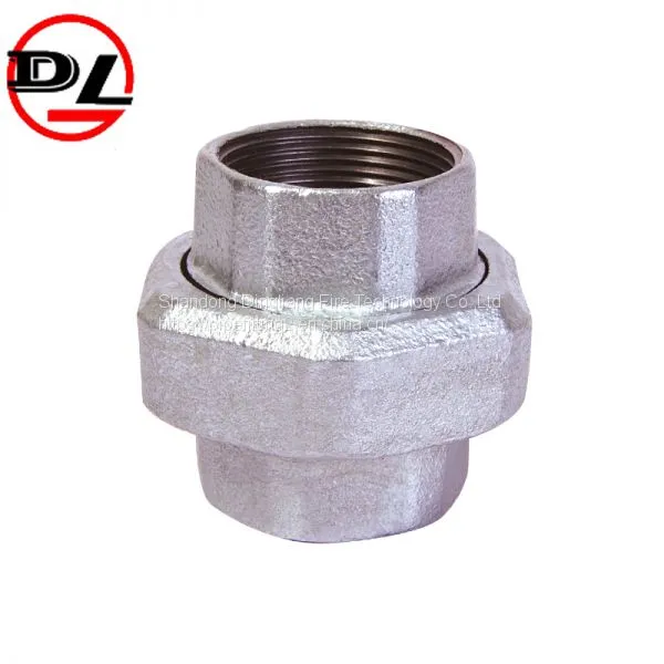 Malleable Iron Pipe Fittings Galvanized Union