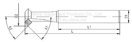 MCD Non-standard Integrated Top and Bottom Chamfering Cutting Tools photo-3
