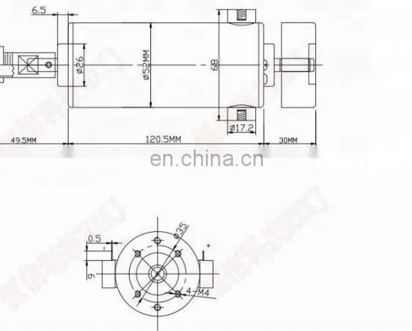 ER11 220V 500W Air Cooled Mini Spindle Motor for CNC photo-6