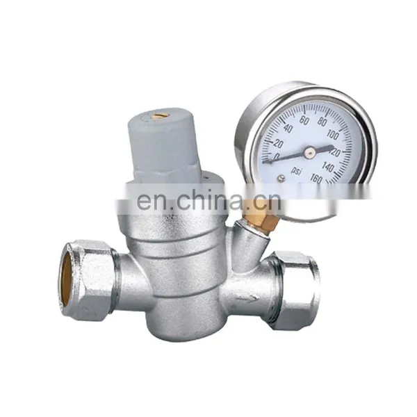 Customized Forged Lead Free Brass Male Threaded Adjustable Water Pressure Relief Valve