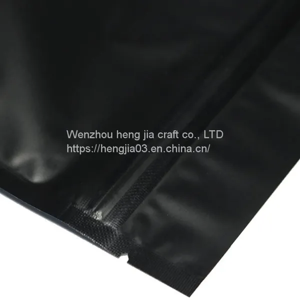 100 Matte Double Color Vertical QuickQlick Repeatable Seal Bags (12 X18 cm X7.1 (4.7 Inches), Black) photo-4