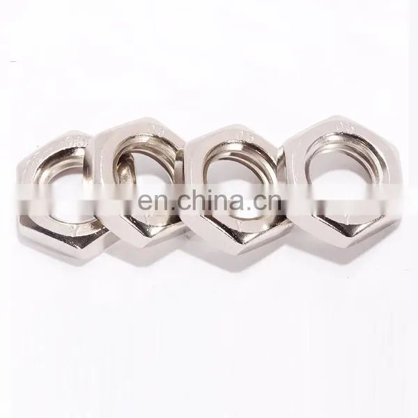 China Manufacturer Zinc Plated DIN439 Finished Hex Jam Thin Nut photo-5