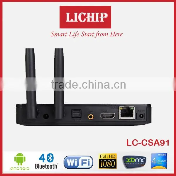 Smart Wifi Android 4.4 RK3128 1080p Bluetooth 4.0 LC-CSA91 TV Box photo-2