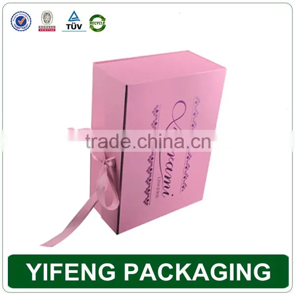 Square Gift Cardboard Box White Packing Box With Ribbon For Jewelry Packaging Wholesale photo-4
