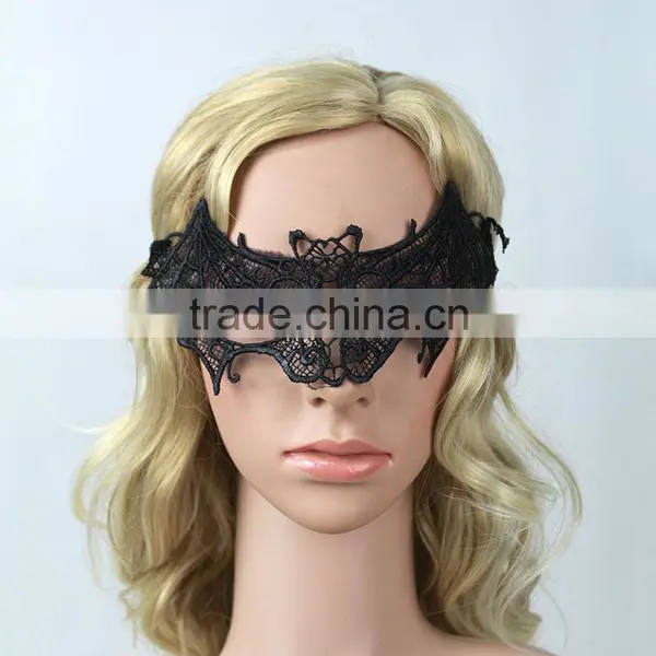 New Design Women Halloween/Chirstmas Party Decorate Lace Bat Animal Mask Quality Choice photo-2