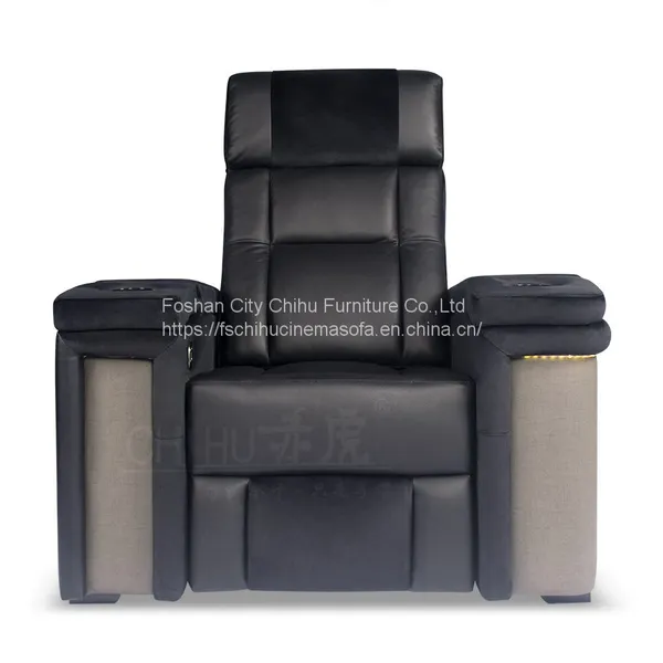 Comfortable Latest Designs Sofa Modern Home Furniture Living Room Furniture Fabric Electric Recliner Couch photo-2