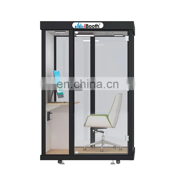 Movable Portable Soundproof Studio Vocal Booth Room Soundproof Office Removable Meeting Pods Fast Assemble photo-2