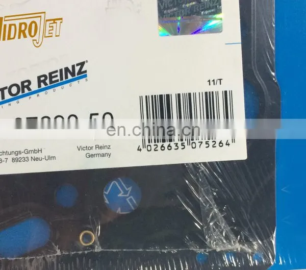 HIDROJET 6 Cylinders for EC210B Cylunder Head Gasket 61-37690-50 613769050 for 210B D6E Engine photo-2