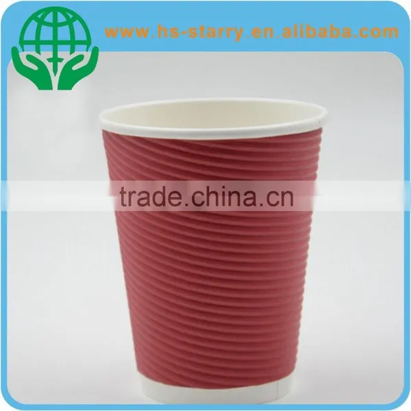 Paper Material OEM Ripple Wall Paper Tea Cup photo-2