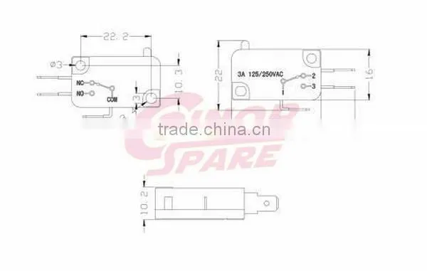 Latest Fashion Best Choice Micro Switch Middle Lever photo-3