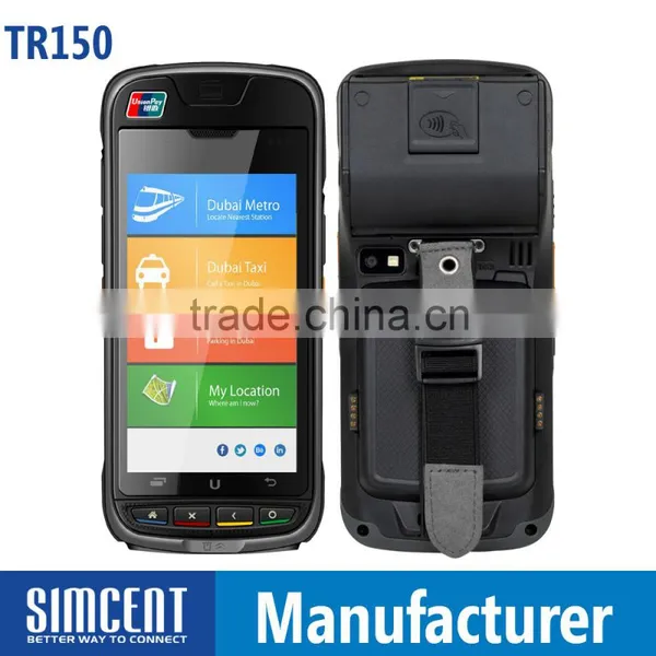 Barcode Scanner NFC 3G GPS Printer Handheld Android Emv Terminal photo-3