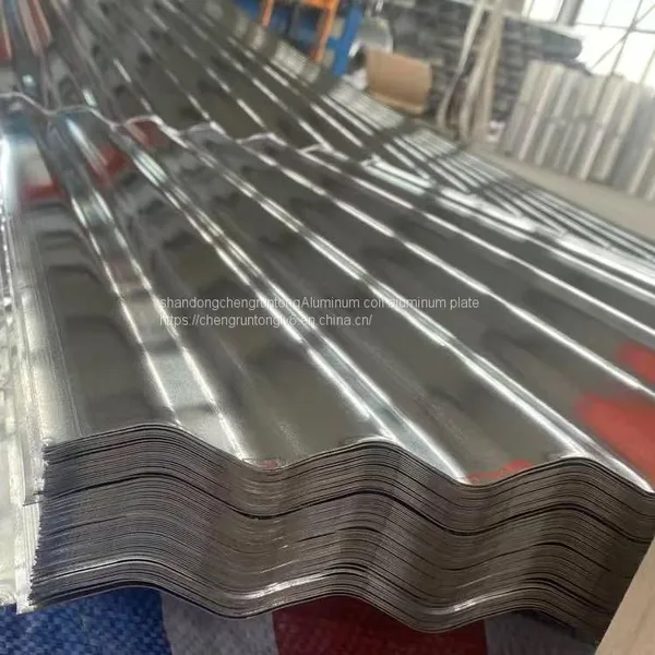 Chengruntong Aluminum 850 Color Coated Aluminum Tile 750 Alloy Aluminum Corrugated Plate 900 Corrugated Plate Fire Resistant Roof With Processing Custom Thickness Models Complete photo-3