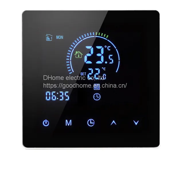K2 New Graffiti Intelligent WiFi Water Floor Heating Temperature Controller With Host Linkage Gas Wall Mounted Stove Panel（Wechat:13510231336）