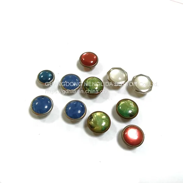 HLD Factory Wholesale Color BRASS&SS 16L 18L Pearl Prong Snap Button for Clothes photo-2